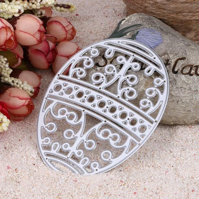 Huevo de Pascua Plantillas de Troqueles De Corte de Metal para DIY Scrapbooking Álbum Foto Decorativo En Relieve Tarjeta de Papel Artesanal