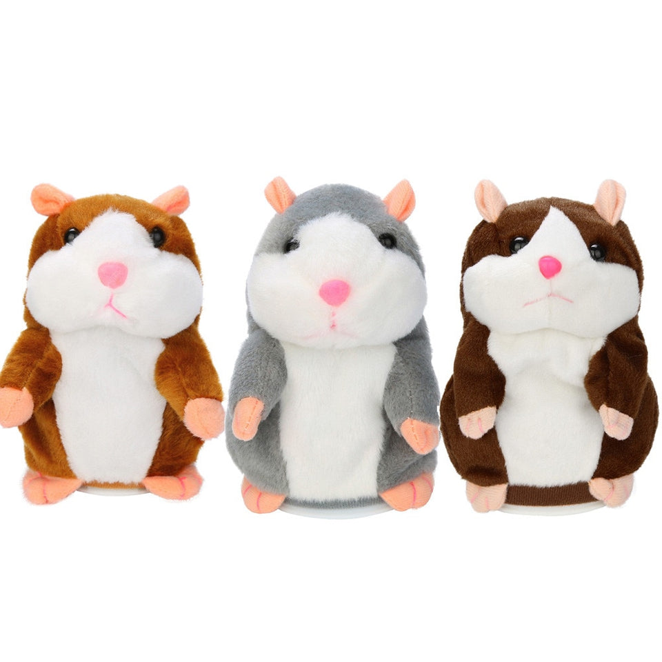 Adorable Interesante Hablar Hablar Record Hamster Mouse Peluches Juguetes para niños