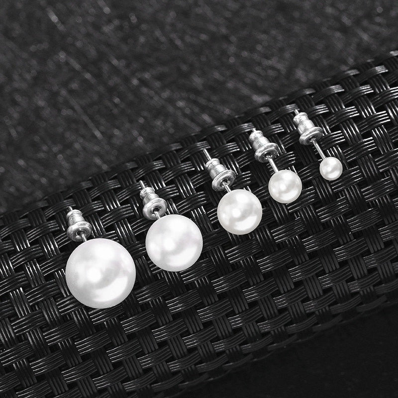 Simulado Perla Stud Pendientes Elegantes Pequeños Pendientes de Perlas Diseño Joven de moda Joyería minimalista Encantos Para Las Mujeres Al Por Mayor
