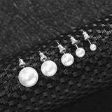 Simulado Perla Stud Pendientes Elegantes Pequeños Pendientes de Perlas Diseño Joven de moda Joyería minimalista Encantos Para Las Mujeres Al Por Mayor