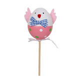 1 UNIDS Diseño Divertido Del Polluelo Del Colorante De Plástico Pintado Huevos De Pascua Con Palos Regalos De Los Niños Juguetes Para Navidad Pascua Inicio Favores De Fiesta