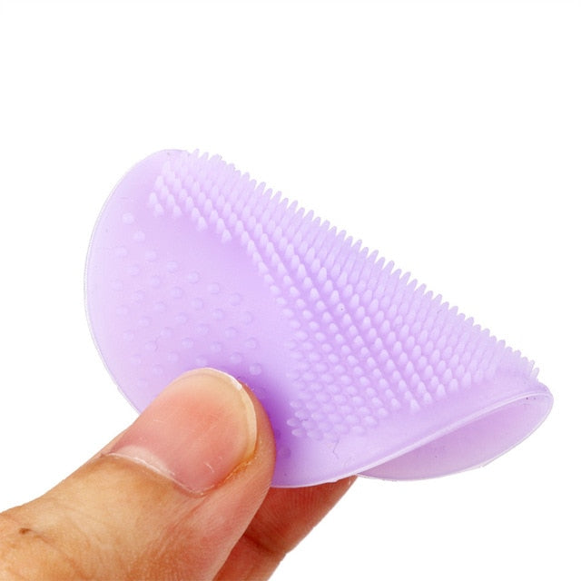 Cepillo de limpieza facial de silicona Beauty Wash Pad Cara Exfoliante Blackhead Herramienta de cepillo de limpieza facial Herramientas de cuidado facial # 40