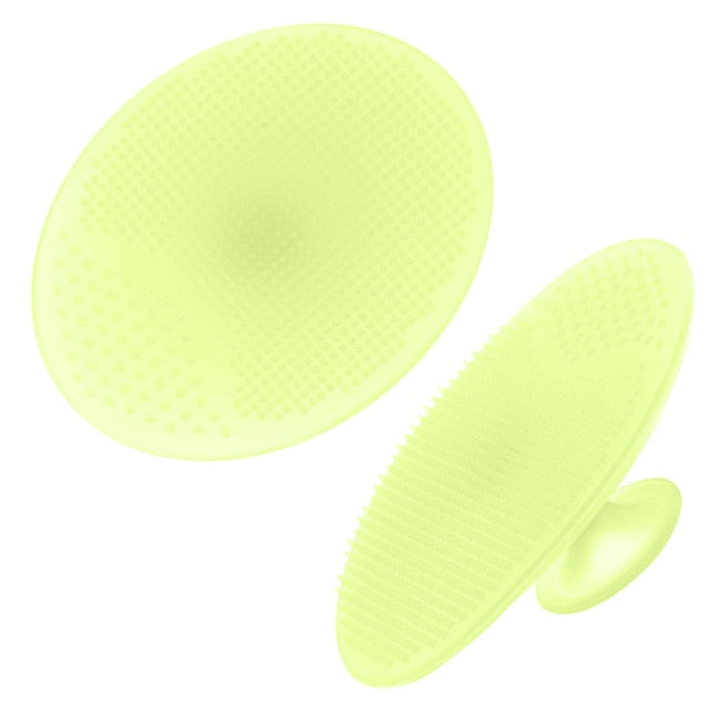 Cepillo de limpieza facial de silicona Beauty Wash Pad Cara Exfoliante Blackhead Herramienta de cepillo de limpieza facial Herramientas de cuidado facial # 40